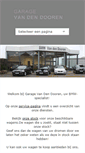 Mobile Screenshot of garage-vandendooren.be